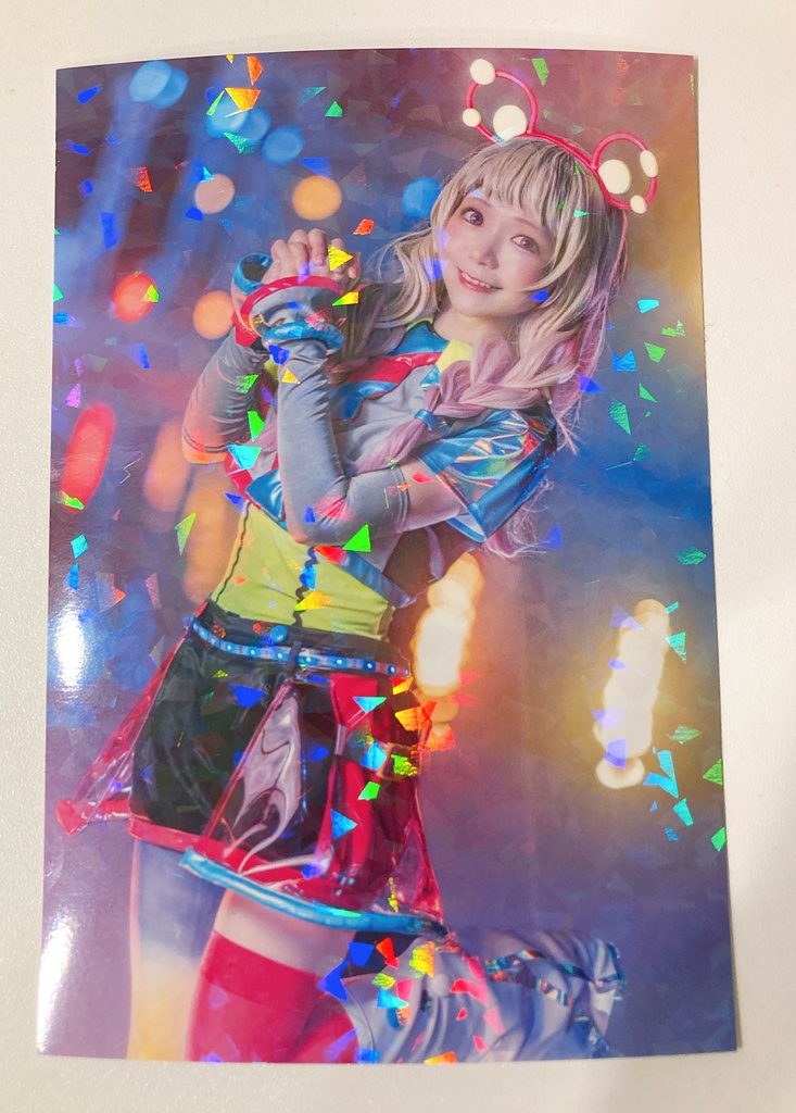 鬼塚夏美 コスプレ ポストカード(ホログラム加工)