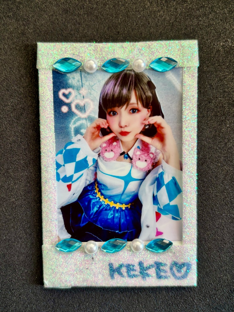 コスプレデコチェキ　唐可可(お名前入れ可）