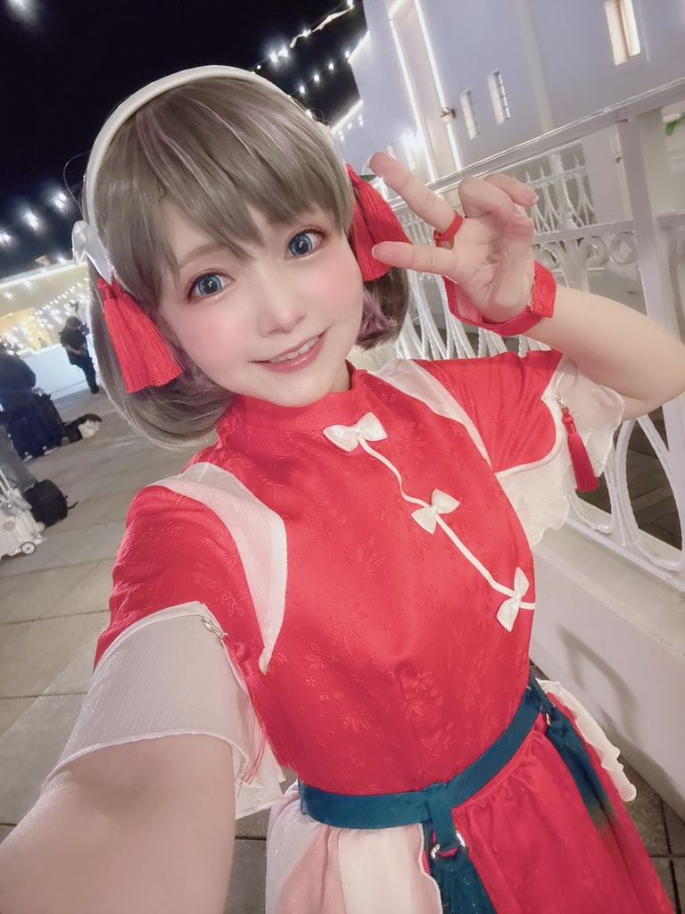 コスプレデコチェキ(お名前入れ可) 唐可可 2種