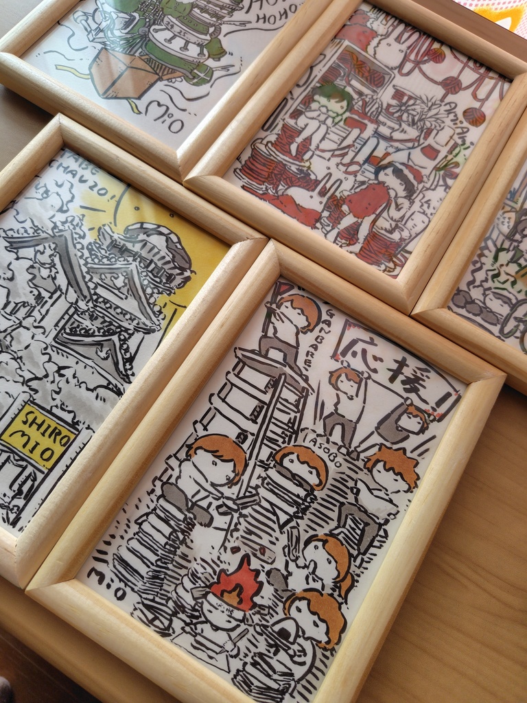 ポストカードサイズ原画