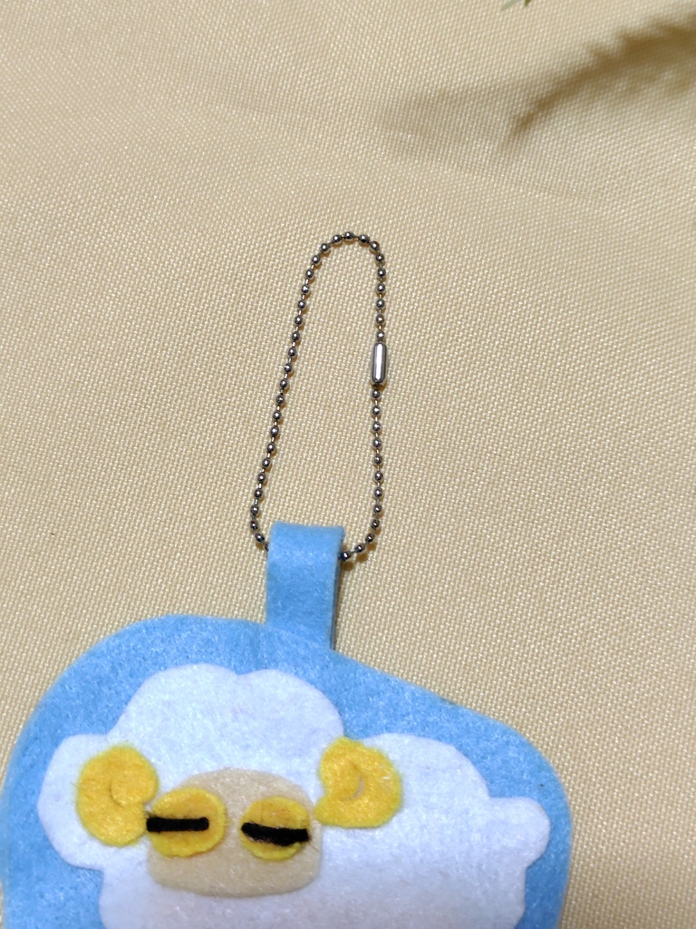 羊ビールキーホルダー