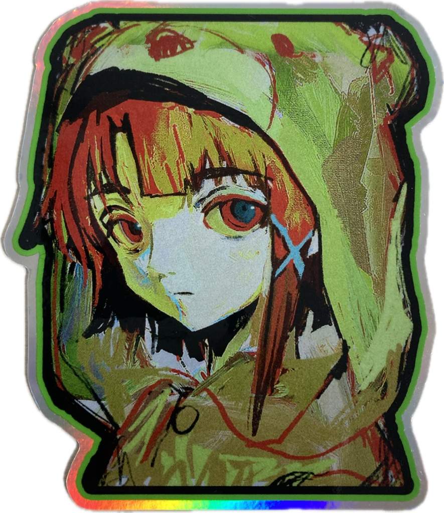 大きなステッカーA