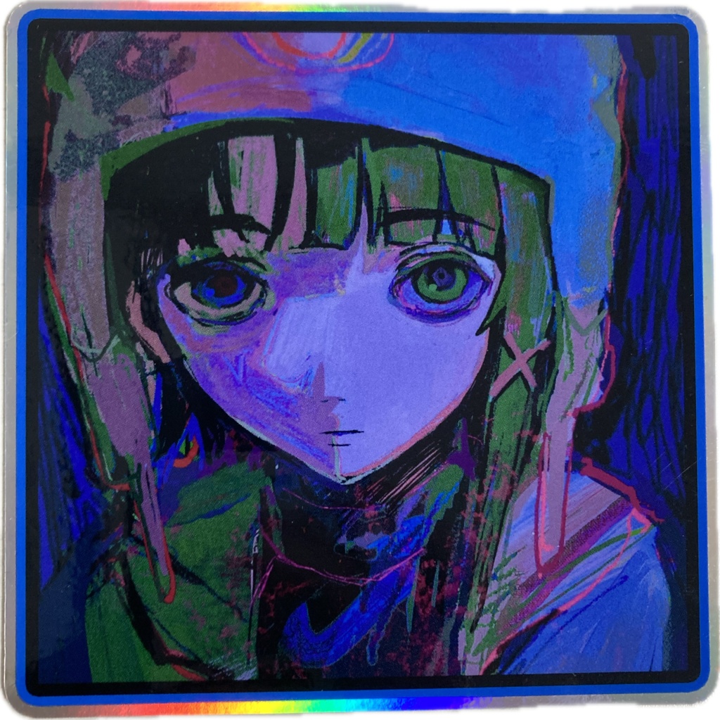 大きなステッカーC