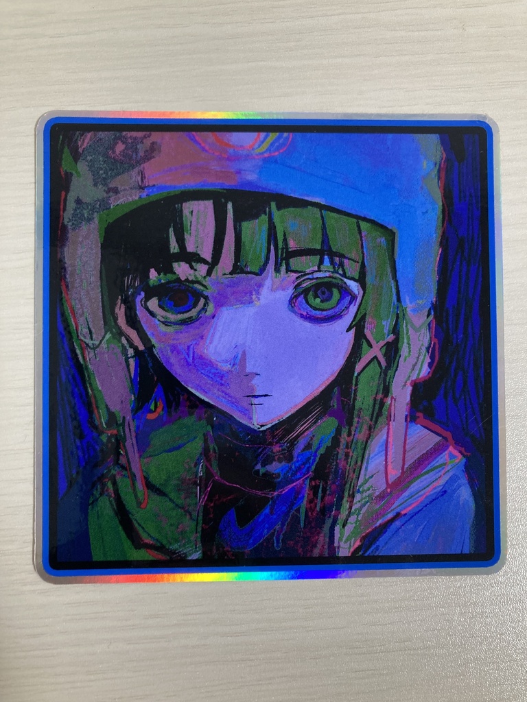 大きなステッカーC