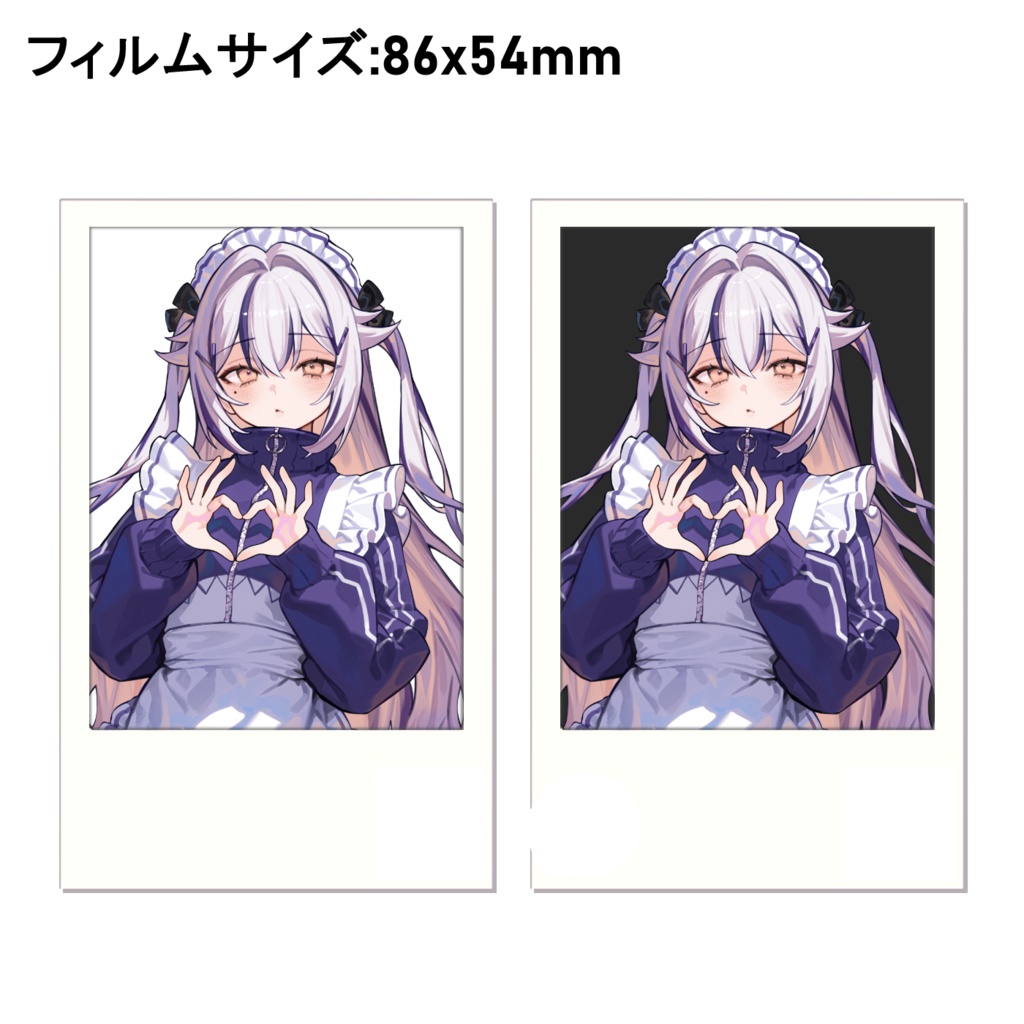 【予約販売】メイドつむさんアクスタ&落書きチェキセット