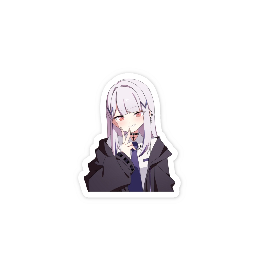 制服つむちゃんスマホステッカー
