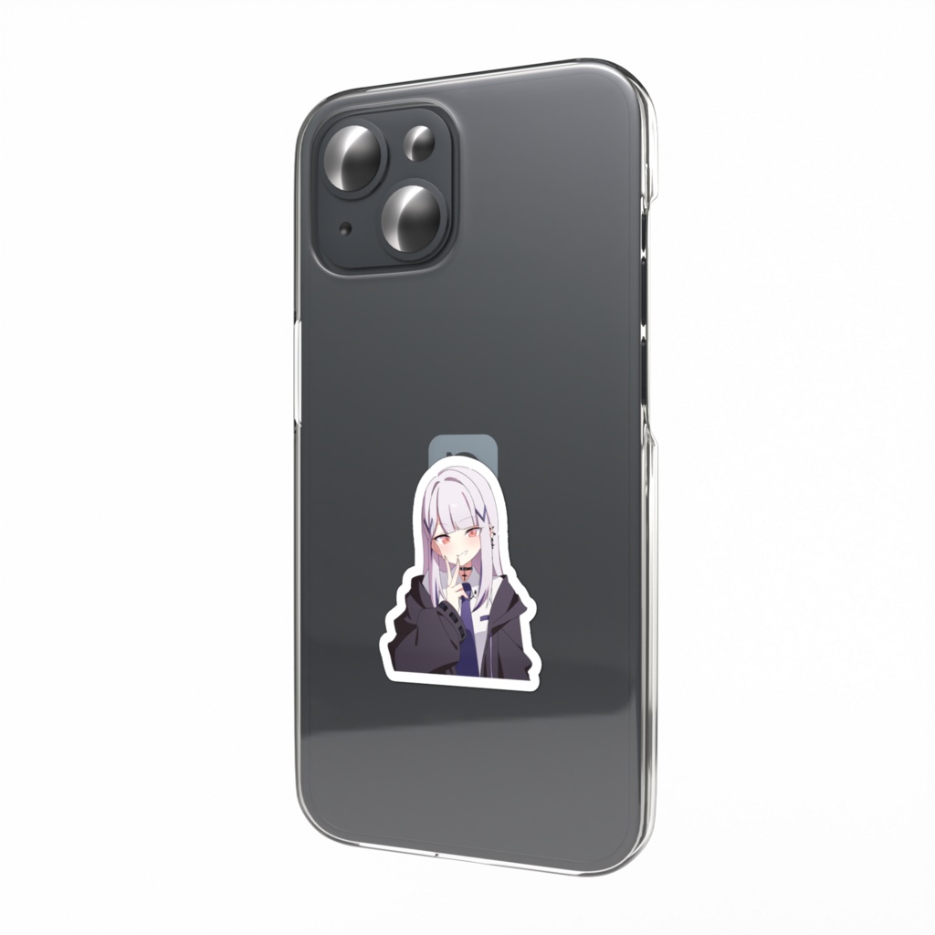 制服つむちゃんスマホステッカー