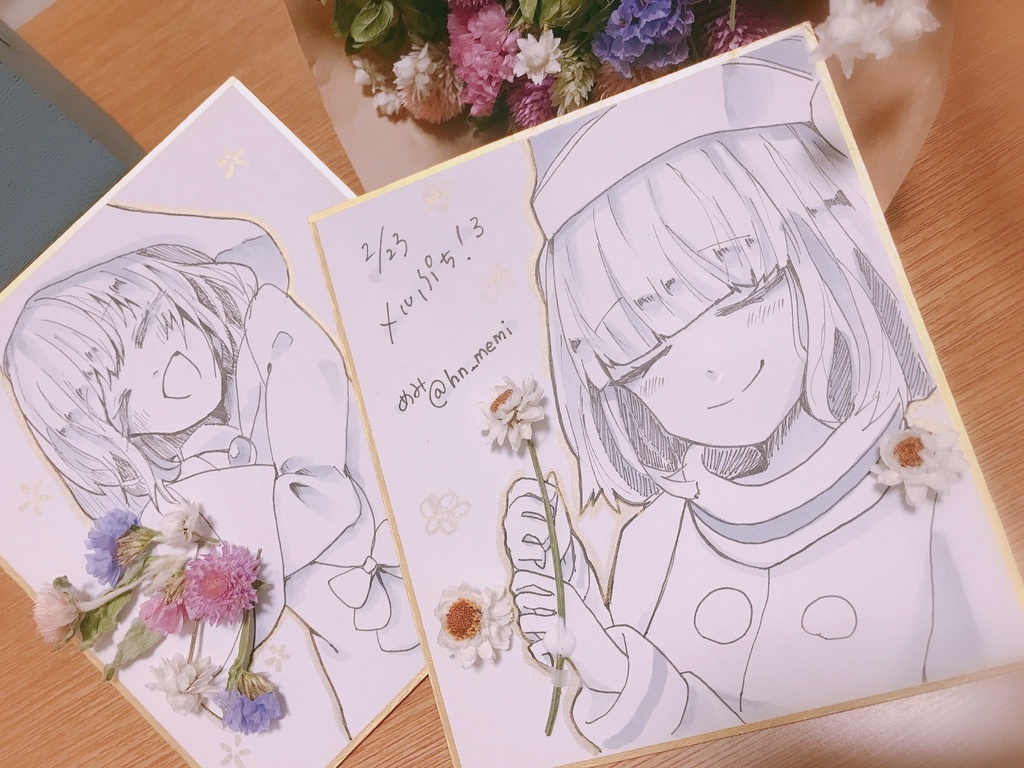 【メルぷち！3】色紙