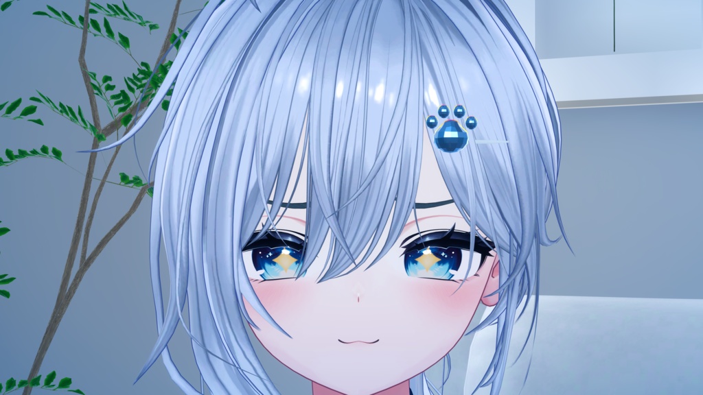 【AudioLink対応】やさしく脈打つ 肉球ヘアピン