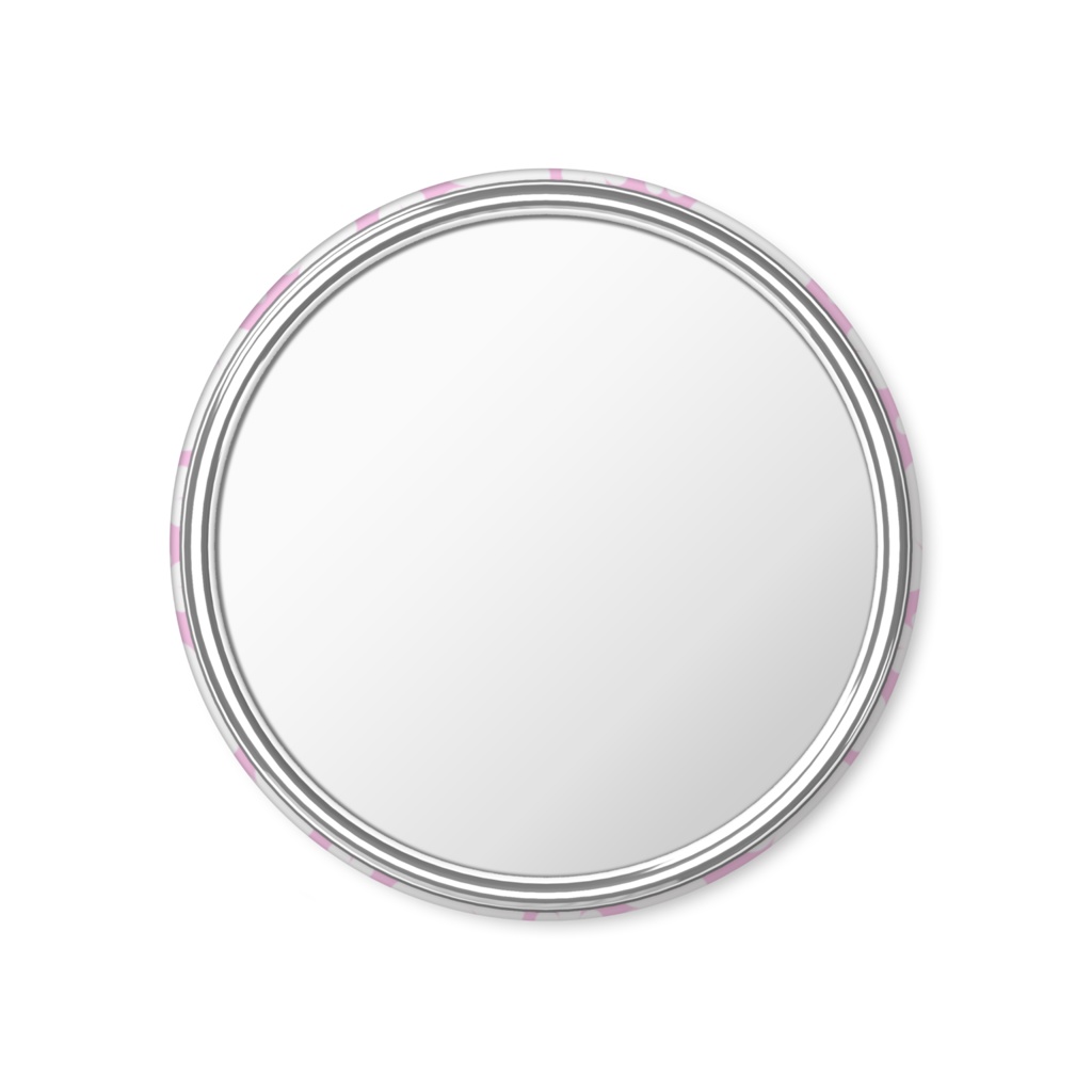 缶ミラー PI/白い花/56mm