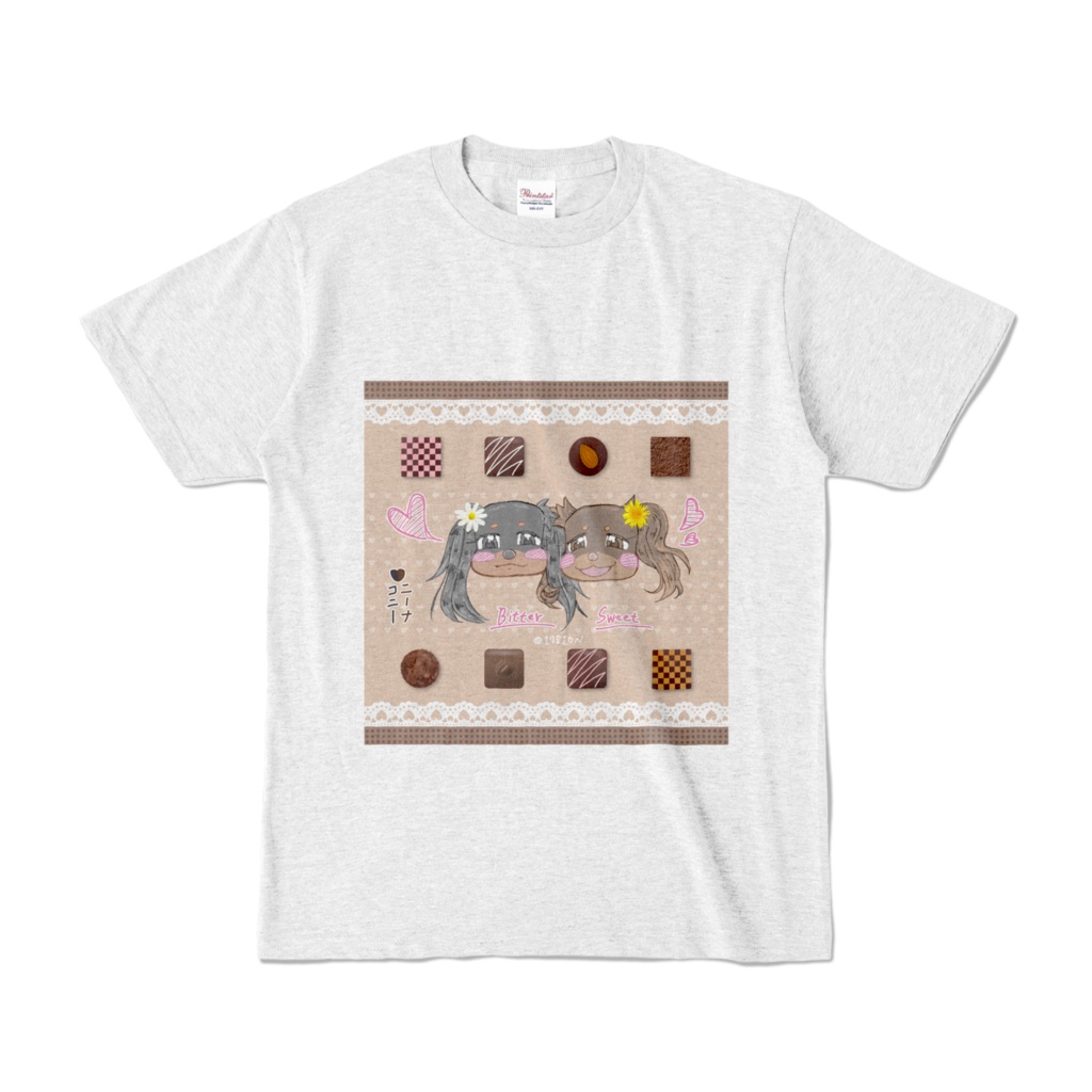 半袖Tシャツ ASH／チョコ