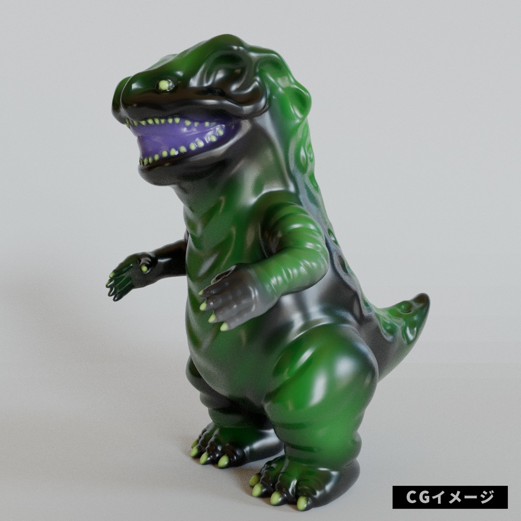 ソフビ風怪獣「黒閃怪獣 ジャガードン」フィギュア ３Dプリント STLデータ