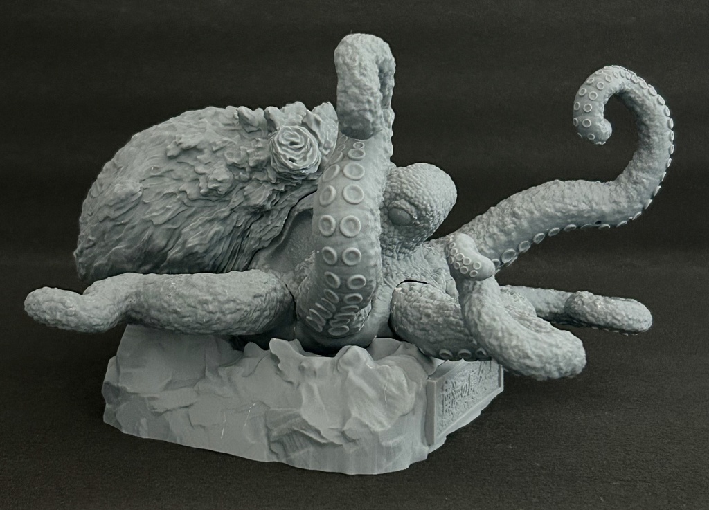 南海の魔ダコ 3Dプリントデータ