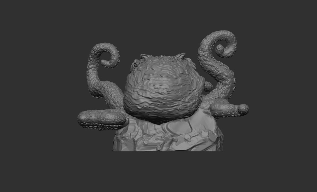 南海の魔ダコ 3Dプリントデータ