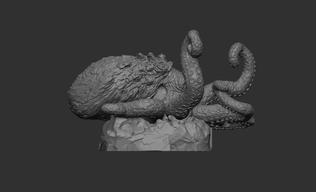 南海の魔ダコ 3Dプリントデータ