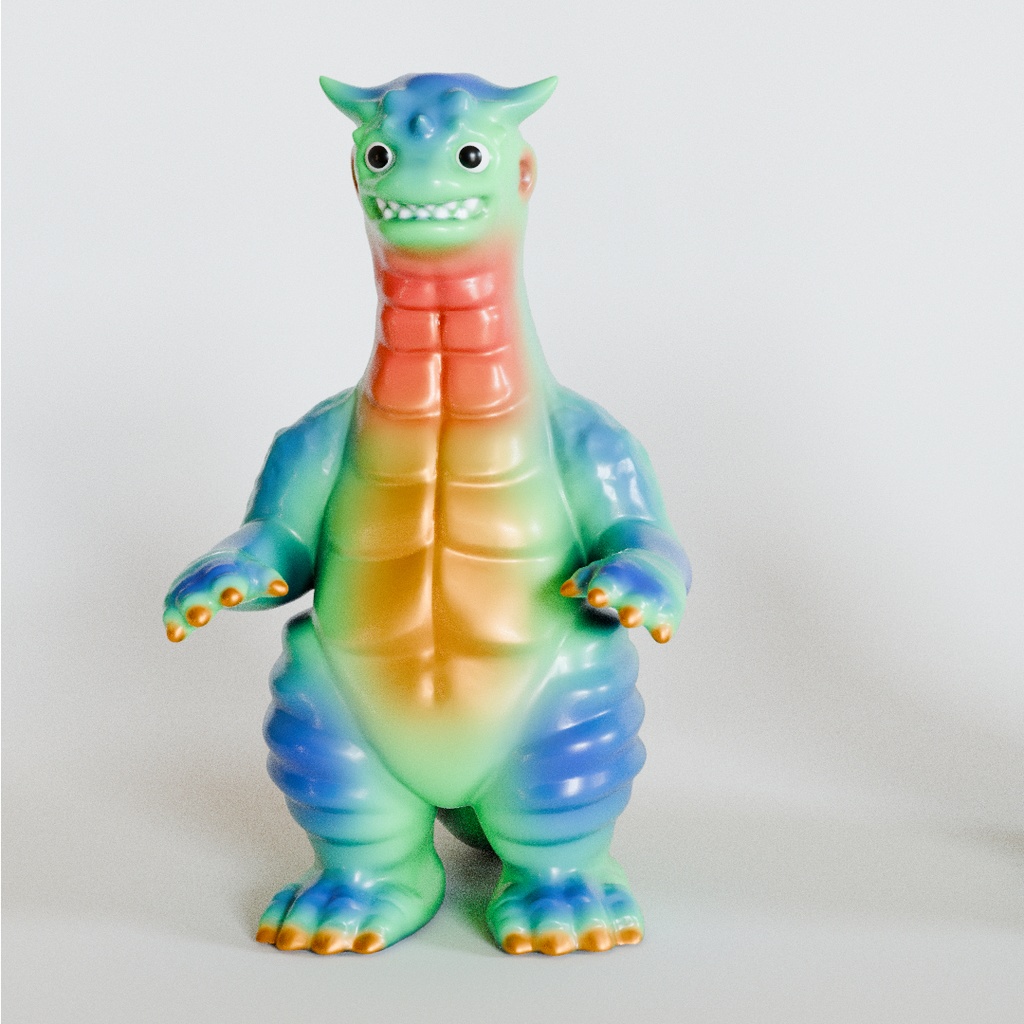 Blender今からはじめるデジタルスカルプト～怪獣ソフビをつくろう～　OBJデータ