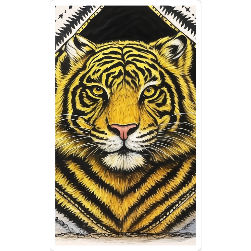 スマホシール 虎