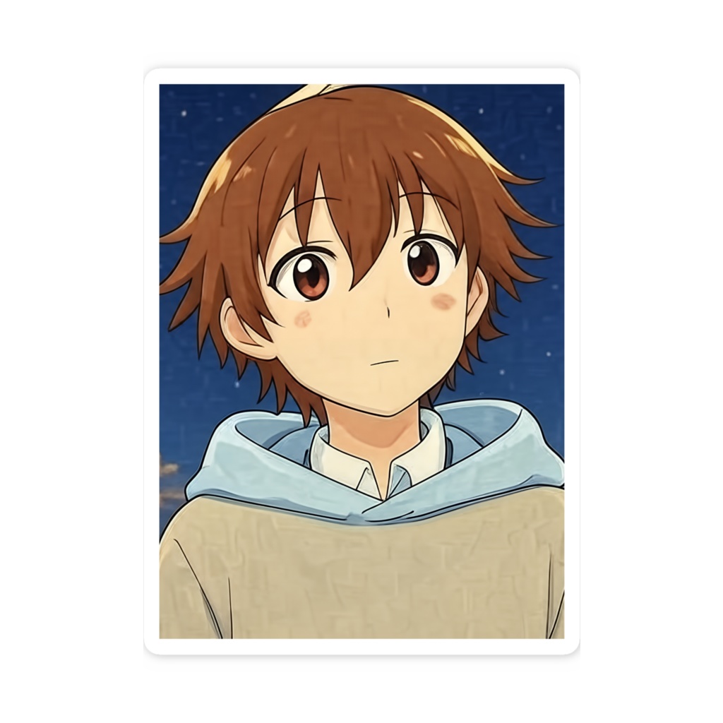 スマホシール 少年