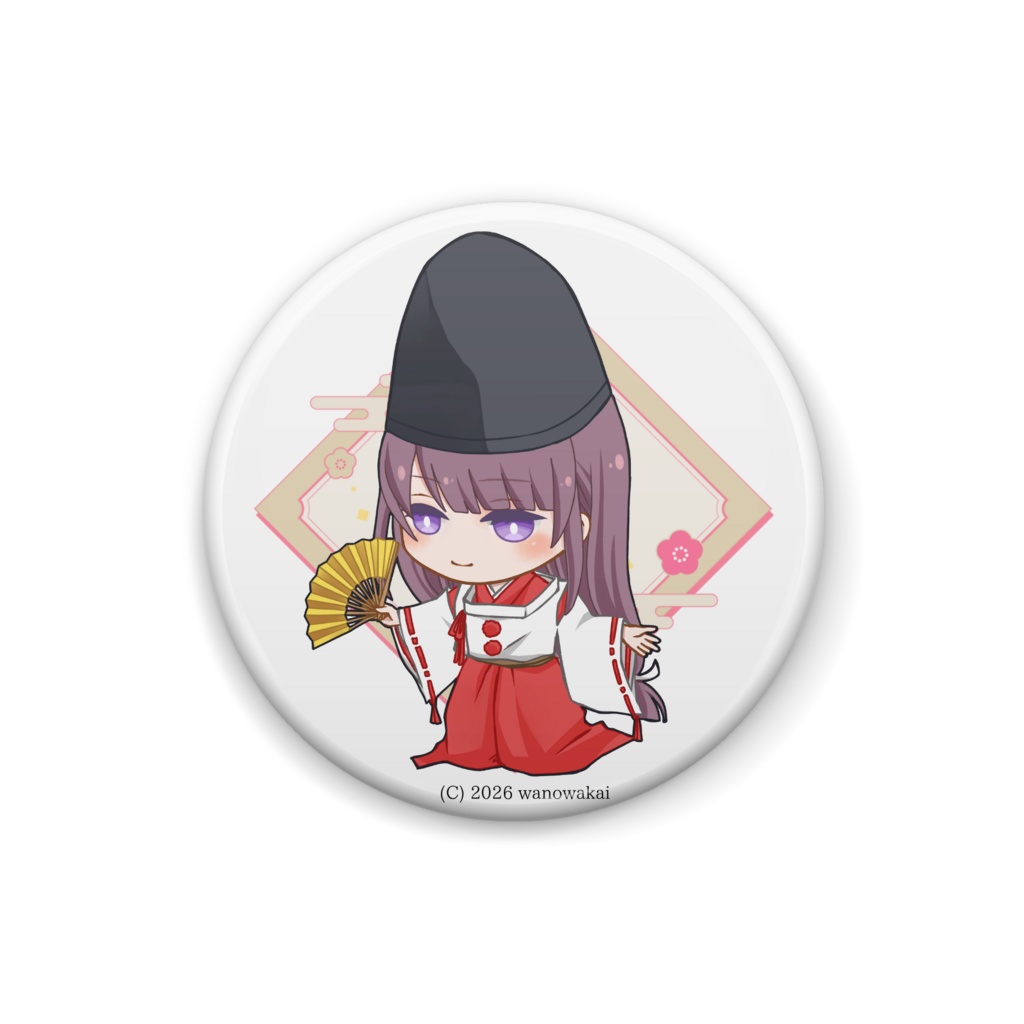 歴史創作　静御前　缶バッジ