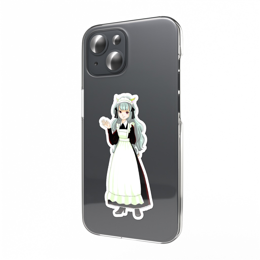 ケモ耳メイド　ステッカー