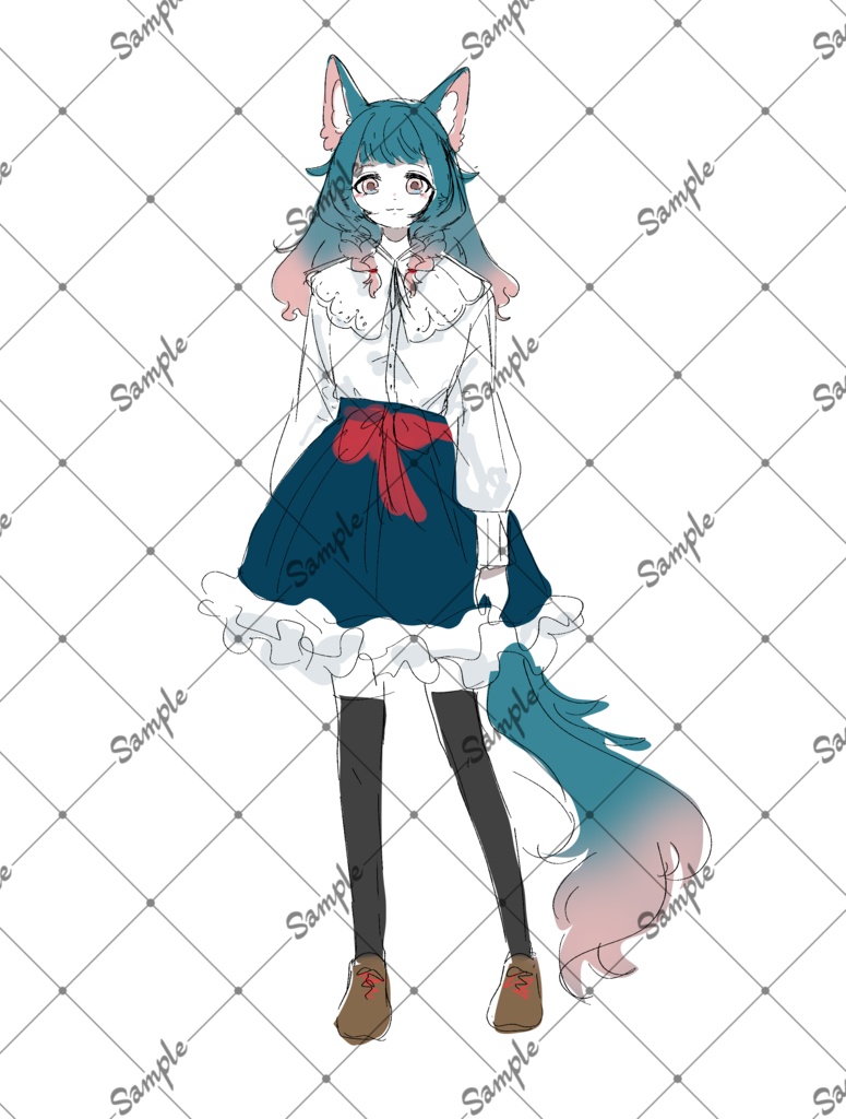 【キャラクターデザイン 販売】【Adopt】猫 獣人