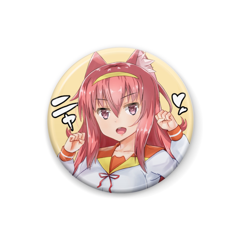 ねこみみさんのニャーな日々 ももみ缶バッジ