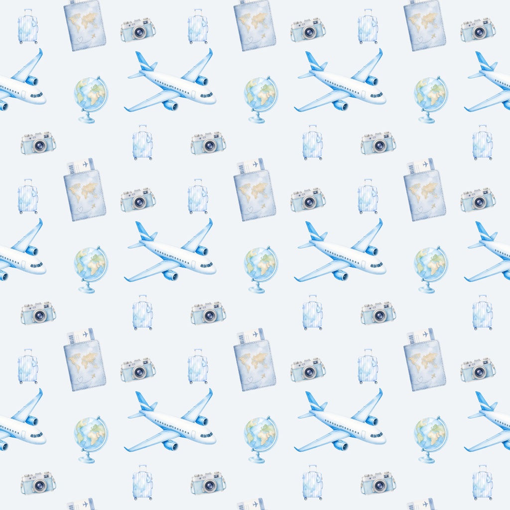 旅行系デジタルペーパー 4枚セット