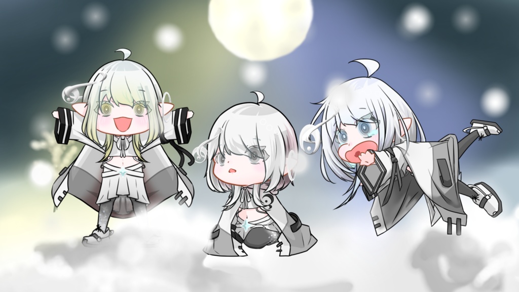 【オリジナルキャラクター】雪の妖精【アクリルスタンド】