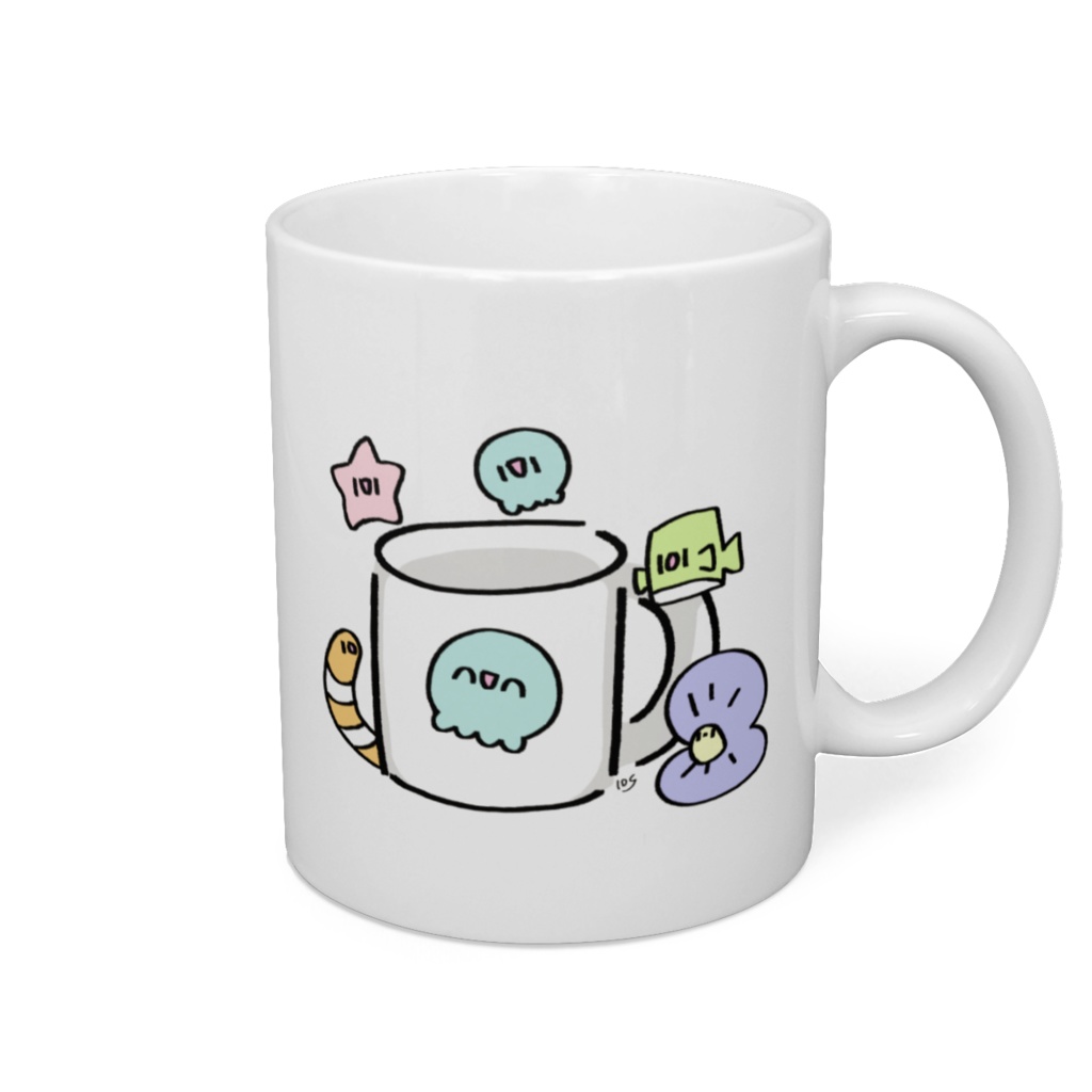 クラゲのブルー こんなマグカップが欲しいね