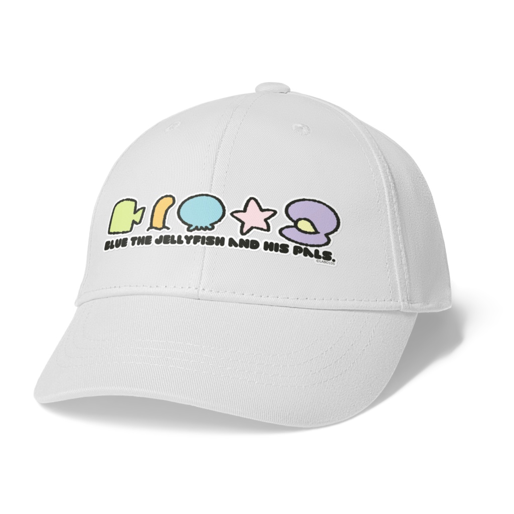 クラゲのブルーとお友達 キャップ