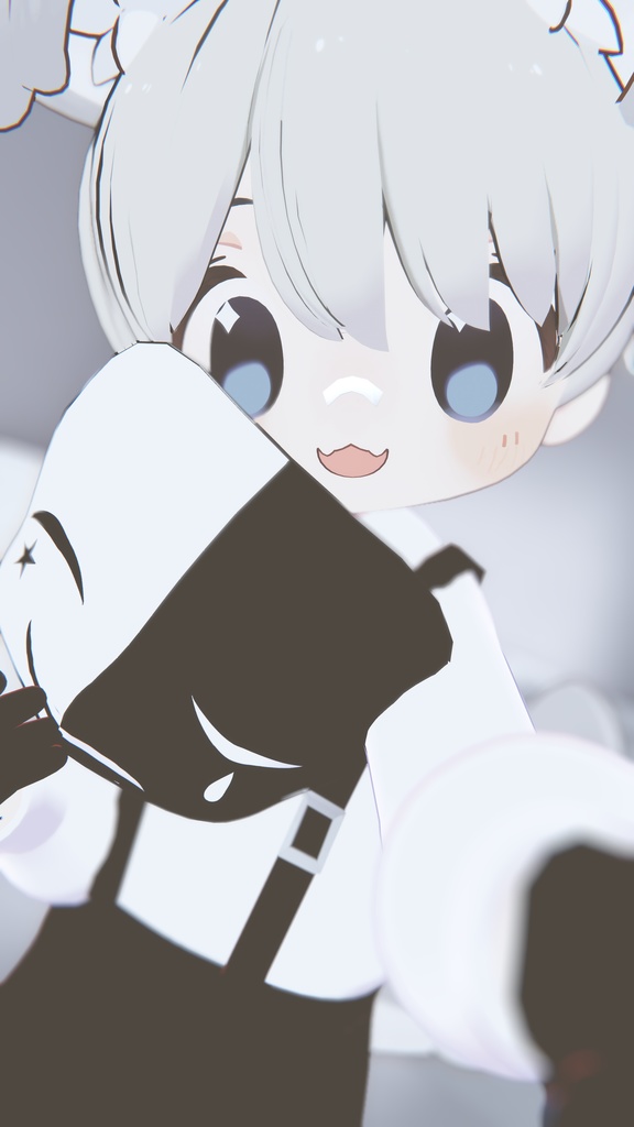 【まめひなた対応】ピエロのお面+α【VRChat想定】#ロボらぼ