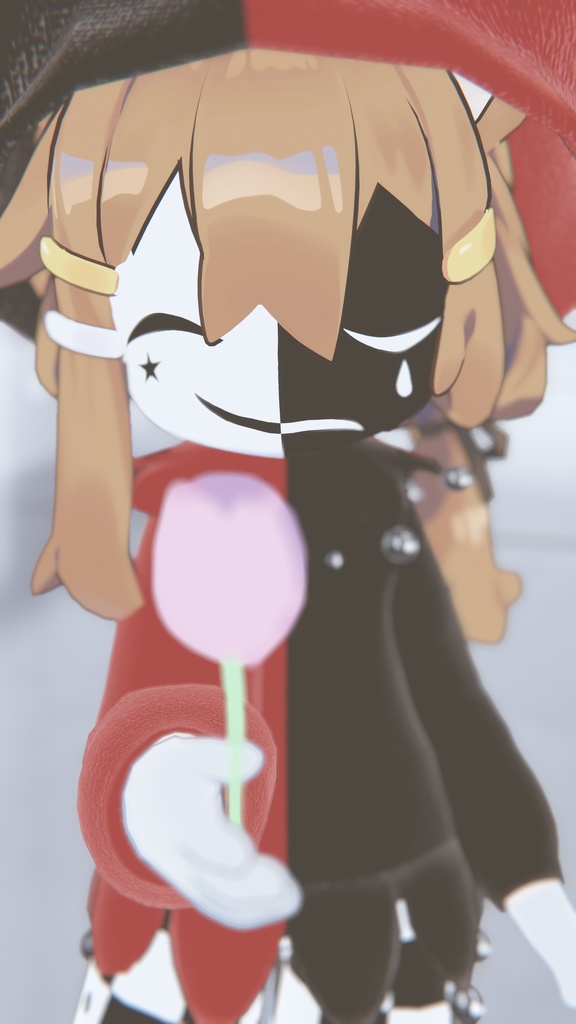 【まめひなた対応】ピエロのお面+α【VRChat想定】#ロボらぼ