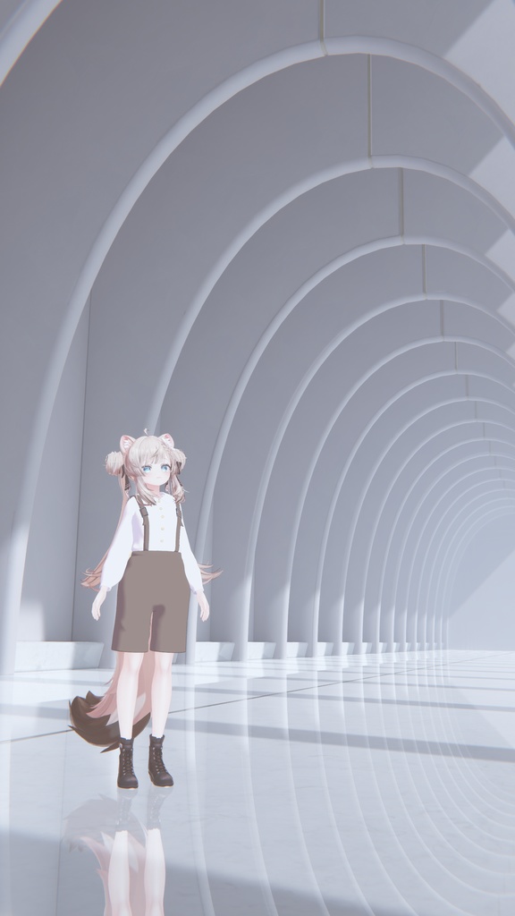 【複数アバター対応】リボンサスペンダー #ロボらぼ