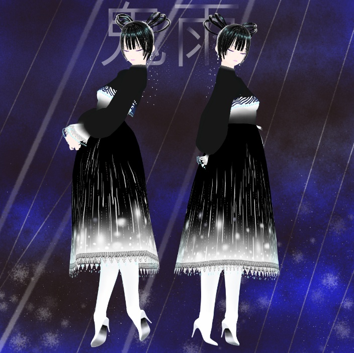 【claster対応・VRMアバター】Kiu~鬼雨きう~