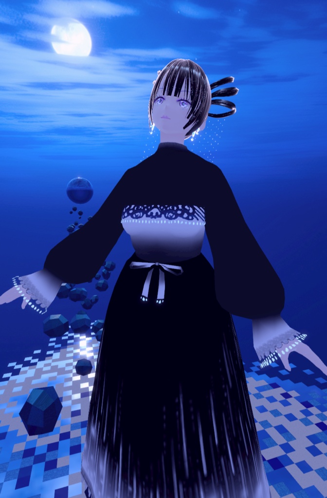 【claster対応・VRMアバター】Kiu~鬼雨きう~