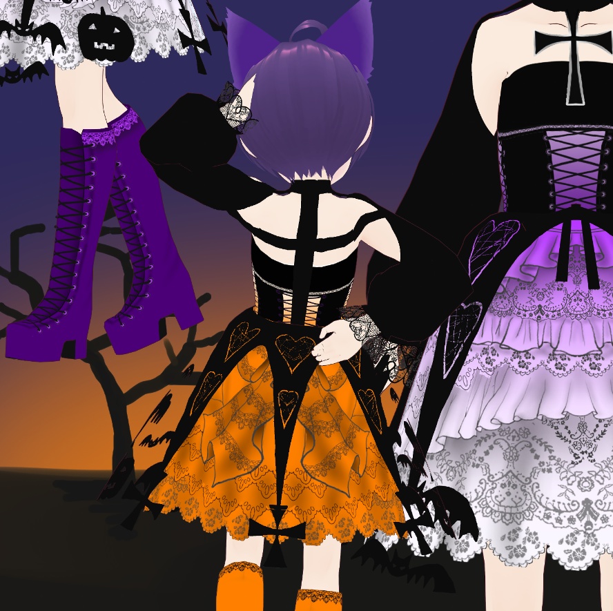 びびももでも着れるハロウィンドレスセット