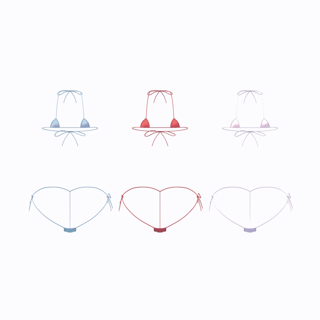 ラスク専用ウルトラマイクロビキニ【VRChat】