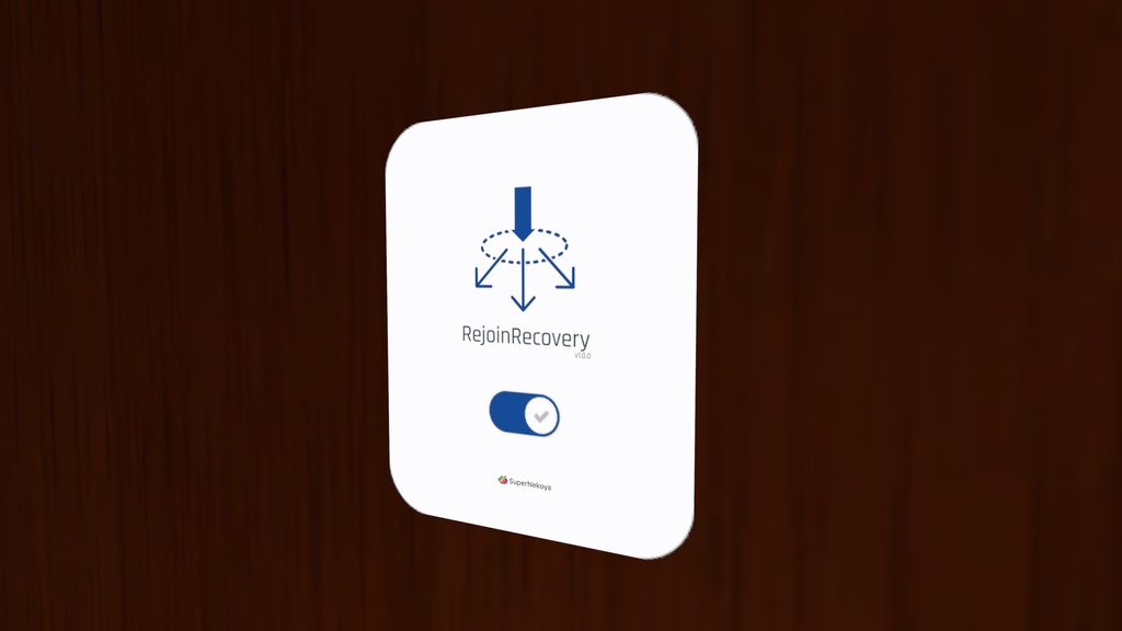 【ワールドギミック】RejoinRecovery: Rejoin時に自動でもといた位置に転送【VRChat】