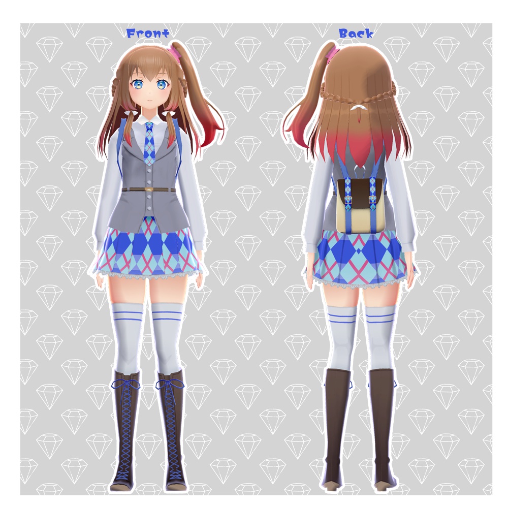 3Dアバター「巡璃めぐる」※対応終了