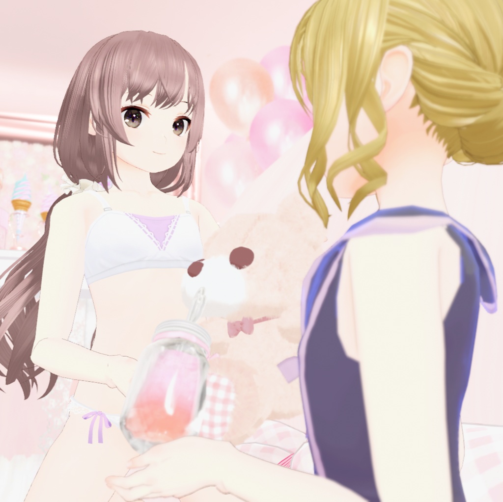 【VRC向け素体】ヴァニーユ 【MDollnail対応】| 黒猫洋品店