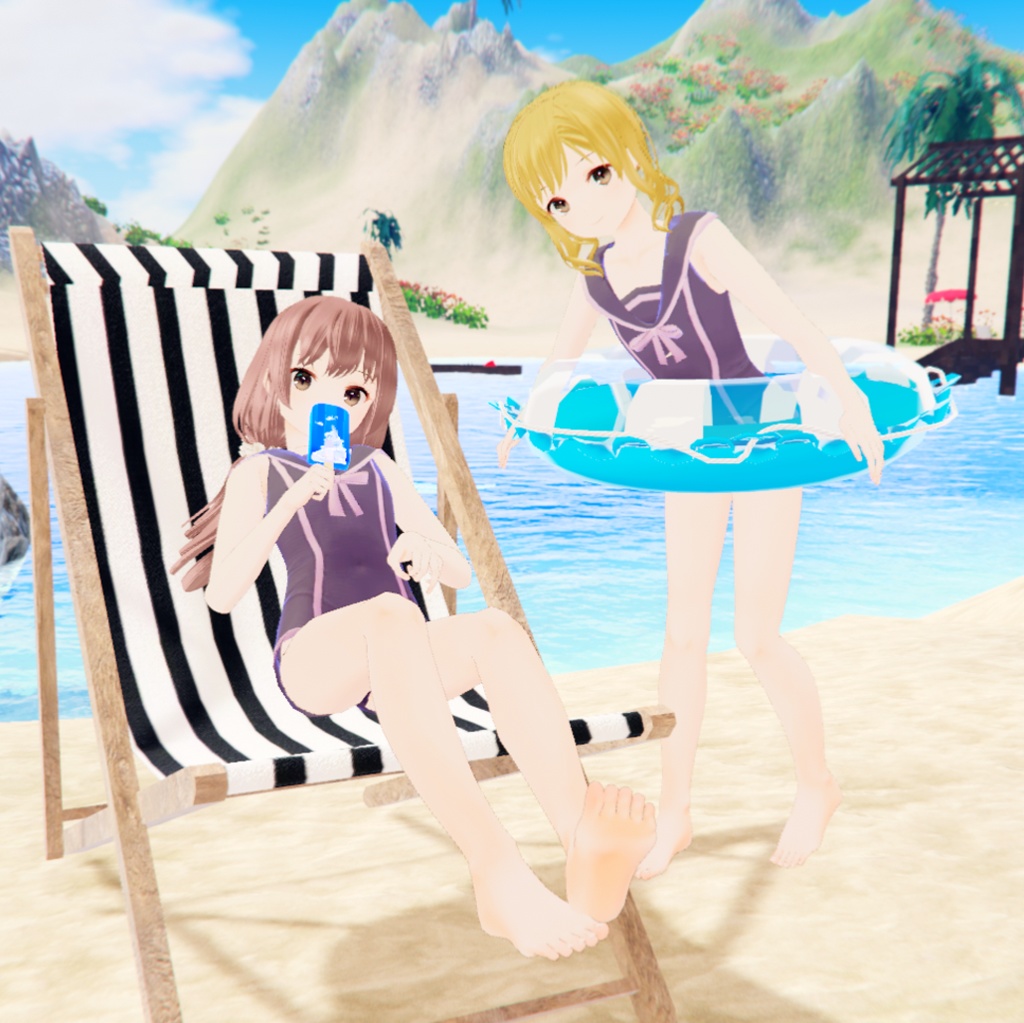 【VRC向け素体】ヴァニーユ 【MDollnail対応】| 黒猫洋品店