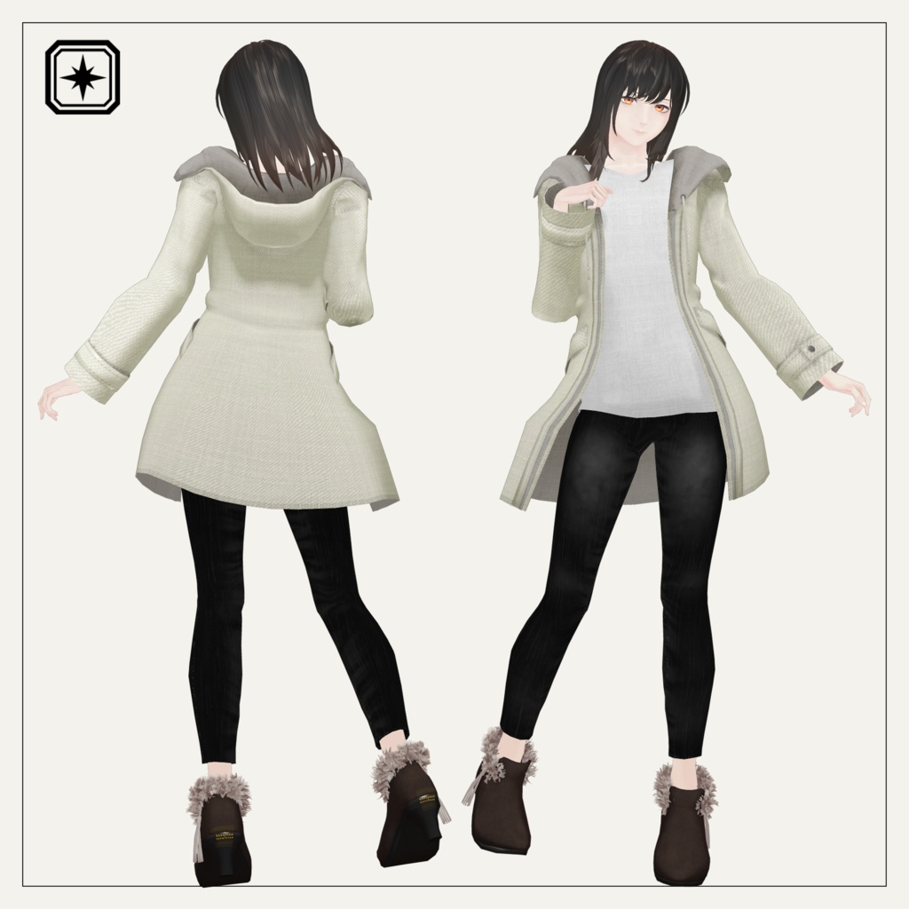 フェミニンパーカー【ジルコン向け】