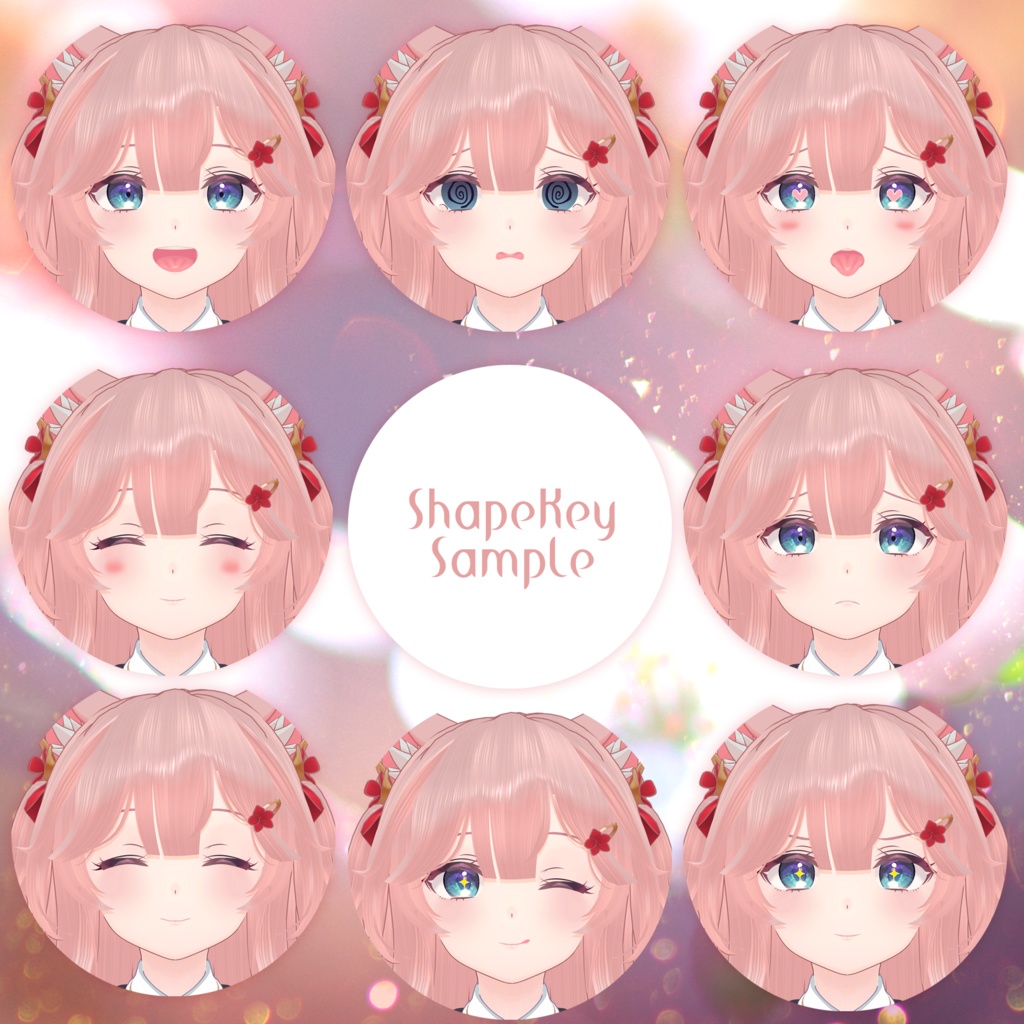 【VRC用アバター】姫華【黒猫洋品店×MinaFrancesca】