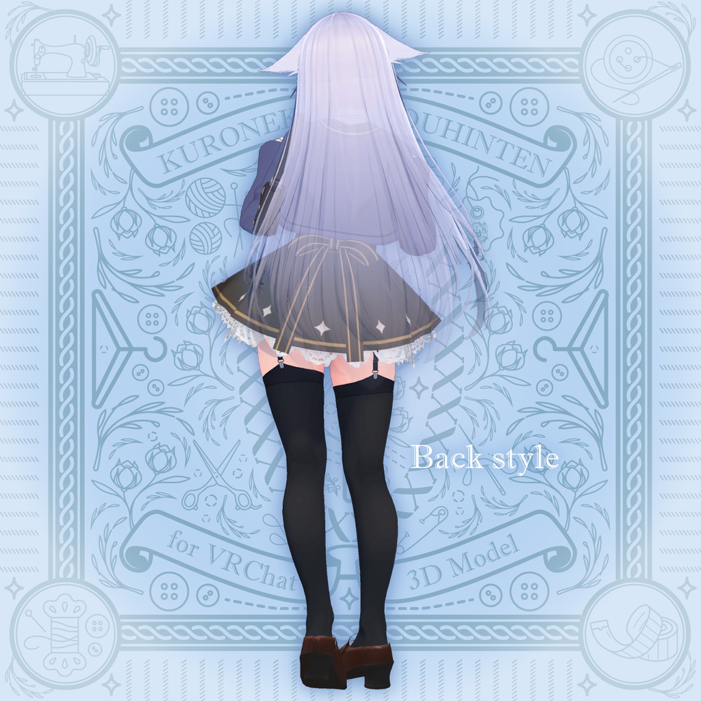 【VRC用衣装&髪型】姫華変身コスチューム