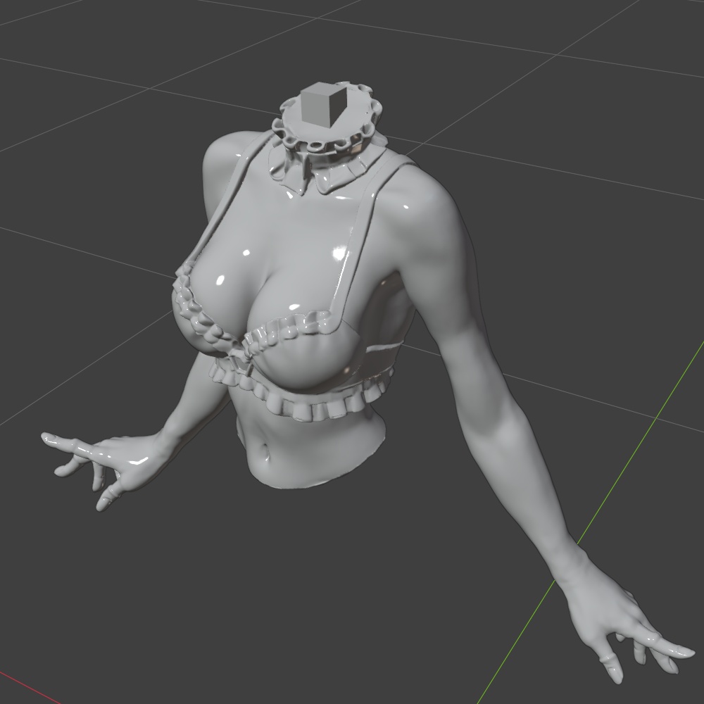 オリジナル3Dモデル サキュバス「マヤ」