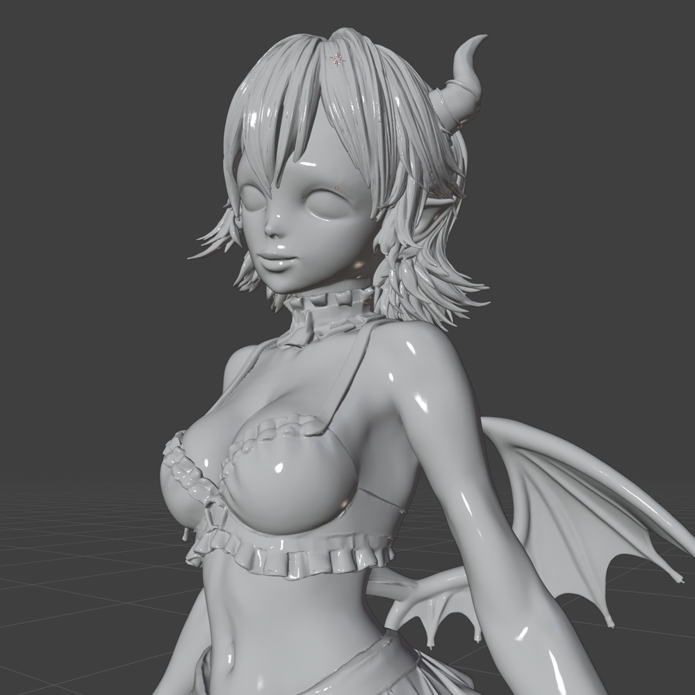 オリジナル3Dモデル サキュバス「マヤ」
