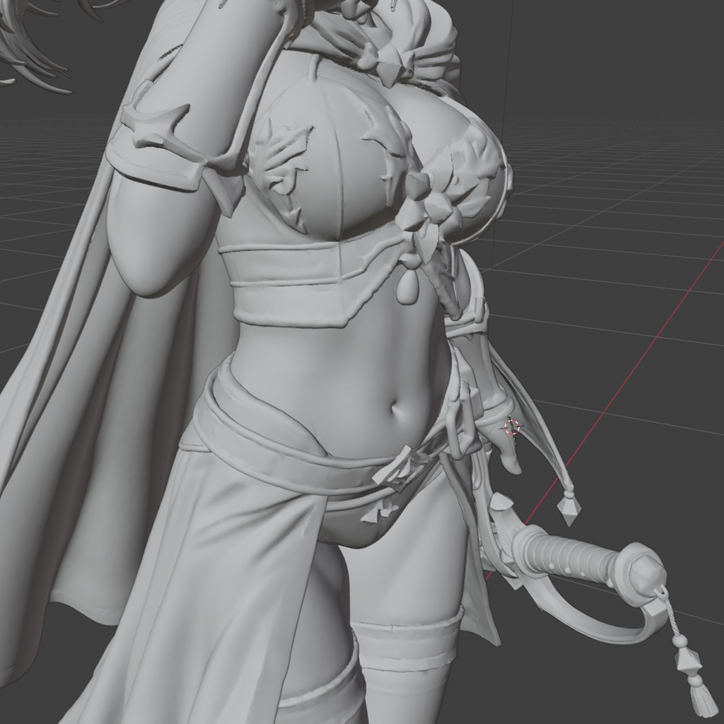 オリジナル3Dプリントモデル「盗賊(ローグ)」