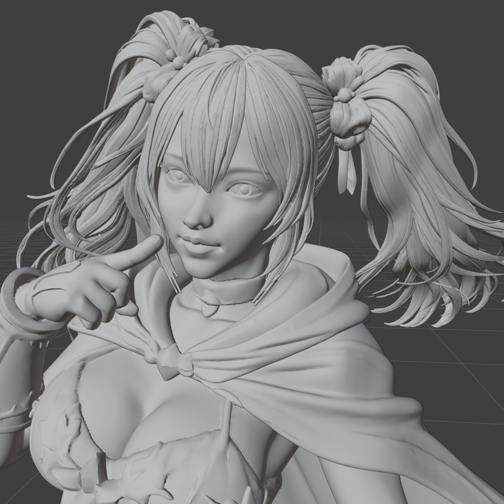 オリジナル3Dプリントモデル「盗賊(ローグ)」