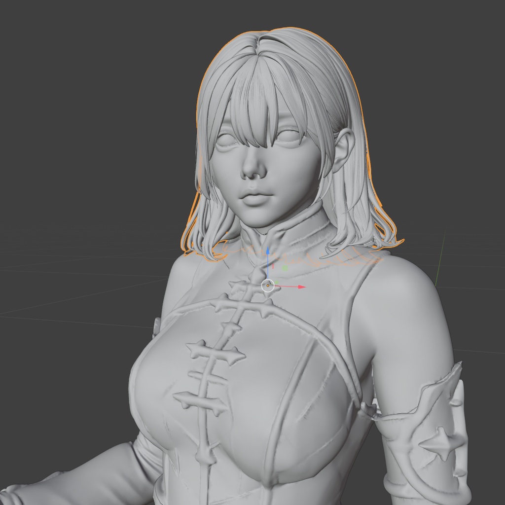 聖女プリースト|1/10スケール 3Dプリント用STLデータ