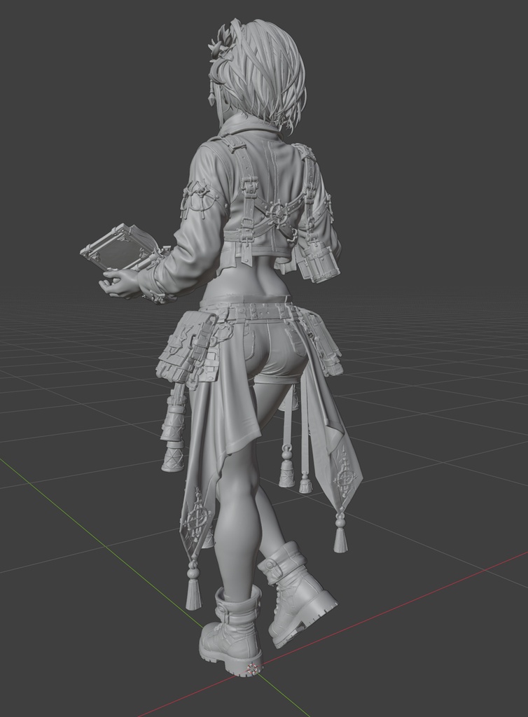 THE CURIOUS SCHOLAR|女性学者 1/6スケール 3Dプリント用STL